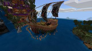 Screenshot of the Minecraft Bedrock Marketplace product Journey on the Island created by Pathway Studios.