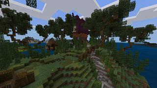 Screenshot of the Minecraft Bedrock Marketplace product Journey on the Island created by Pathway Studios.
