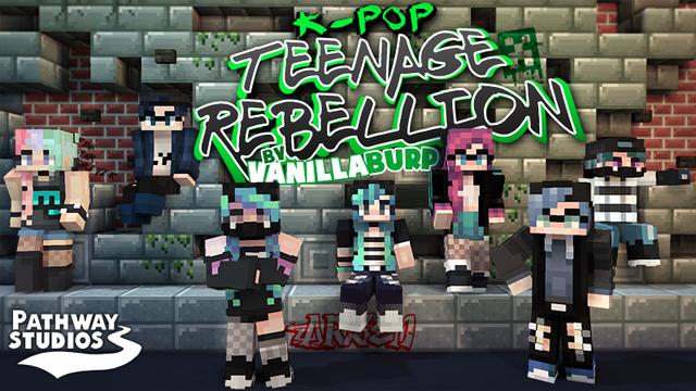 Thumbnail of the Minecraft Bedrock Marketplace product K-Pop: Teenage Rebellion created by Pathway Studios.