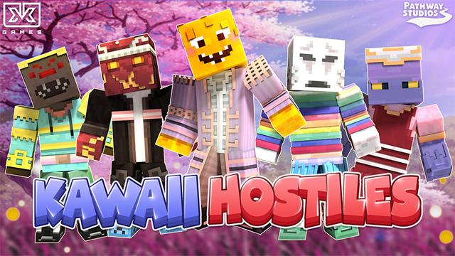 Thumbnail of the Minecraft Bedrock Marketplace product Kawaii Hostiles created by Pathway Studios.