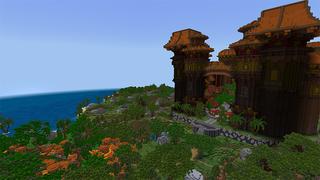 Screenshot of the Minecraft Bedrock Marketplace product Kingdom of the Phoenix created by Pathway Studios.