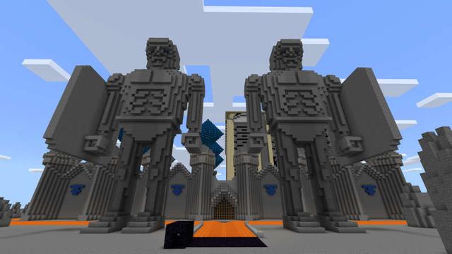 Screenshot of the Minecraft Bedrock Marketplace product Kingdom of the Sky CE created by Pathway Studios.