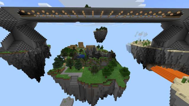 Screenshot of the Minecraft Bedrock Marketplace product Kingdom of the Sky CE created by Pathway Studios.