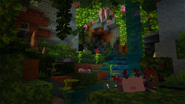 Screenshot of the Minecraft Bedrock Marketplace product Legendary Texture Pack created by Pathway Studios.