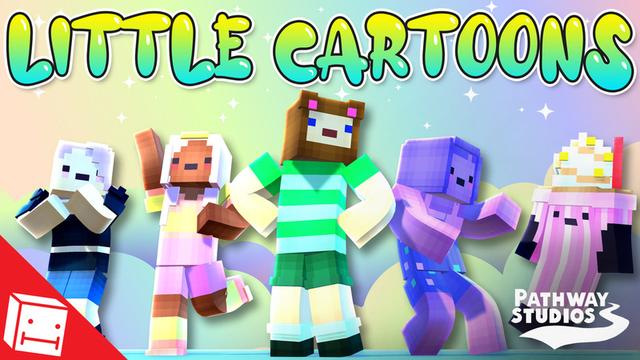 Thumbnail of the Minecraft Bedrock Marketplace product Little Cartoons created by Pathway Studios.