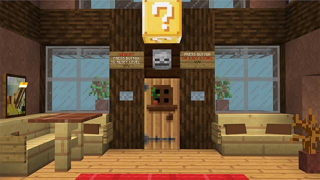 Screenshot of the Minecraft Bedrock Marketplace product Lucky Block Escape created by Pathway Studios.