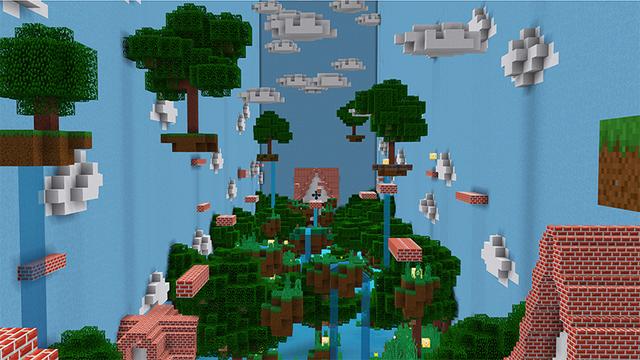 Screenshot of the Minecraft Bedrock Marketplace product Lucky Block Escape created by Pathway Studios.