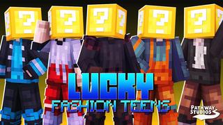 Thumbnail of the Minecraft Bedrock Marketplace product Lucky Fashion Teens created by Pathway Studios.