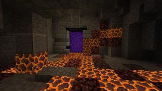 Screenshot of the Minecraft Bedrock Marketplace product Magma Fortress created by Pathway Studios.