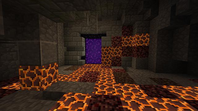 Screenshot of the Minecraft Bedrock Marketplace product Magma Fortress created by Pathway Studios.