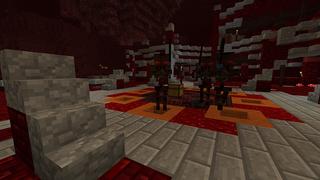 Screenshot of the Minecraft Bedrock Marketplace product Magma Fortress created by Pathway Studios.
