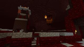 Screenshot of the Minecraft Bedrock Marketplace product Magma Fortress created by Pathway Studios.