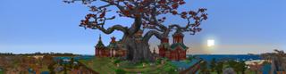 Panorama of the Minecraft Bedrock Marketplace product Majestic Bonsai created by Pathway Studios.