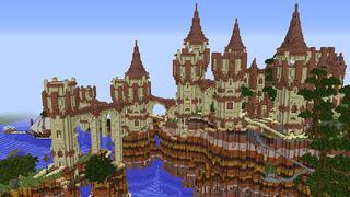 Screenshot of the Minecraft Bedrock Marketplace product Mesa Castle created by Pathway Studios.