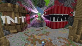 Screenshot of the Minecraft Bedrock Marketplace product Mob Island created by Pathway Studios.