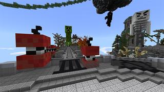 Screenshot of the Minecraft Bedrock Marketplace product Mob Island created by Pathway Studios.