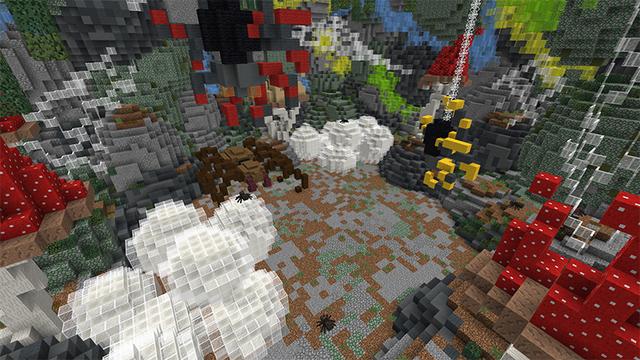 Screenshot of the Minecraft Bedrock Marketplace product Mob Island created by Pathway Studios.