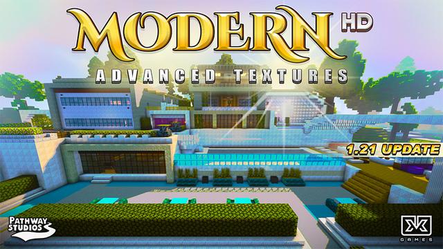 Thumbnail of the Minecraft Bedrock Marketplace product Modern HD - Advanced Textures created by Pathway Studios.