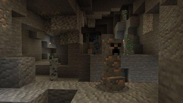 Screenshot of the Minecraft Bedrock Marketplace product More Creepers! created by Pathway Studios.