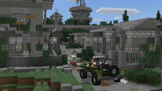 Screenshot of the Minecraft Bedrock Marketplace product More Creepers! created by Pathway Studios.