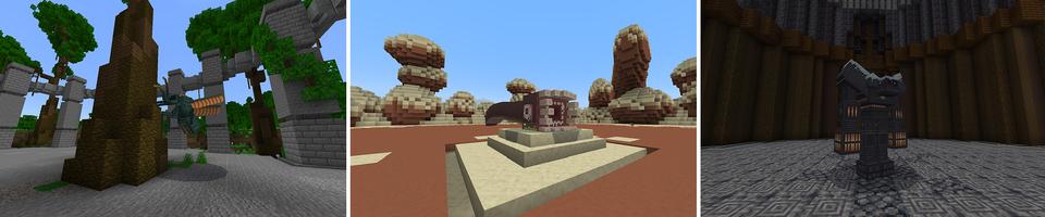Panorama of the Minecraft Bedrock Marketplace product More Mobs created by Pathway Studios.