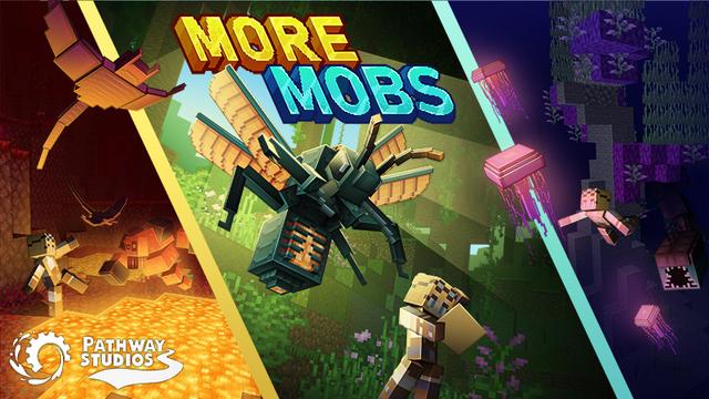 Thumbnail of the Minecraft Bedrock Marketplace product More Mobs created by Pathway Studios.
