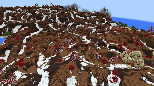 Screenshot of the Minecraft Bedrock Marketplace product Mystery Lands: Sweet Candy created by Pathway Studios.