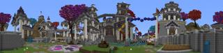 Panorama of the Minecraft Bedrock Marketplace product Mystic Keep created by Pathway Studios.