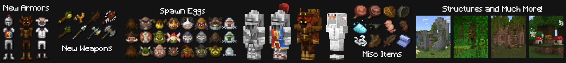 Panorama of the Minecraft Bedrock Marketplace product Mythical Conquest created by Pathway Studios.