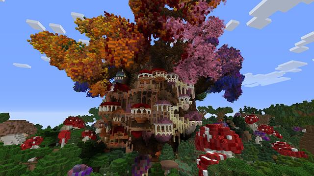 Screenshot of the Minecraft Bedrock Marketplace product Nature's Heart created by Pathway Studios.