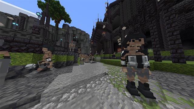 Screenshot of the Minecraft Bedrock Marketplace product Necromancer Arena created by Pathway Studios.