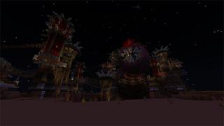 Screenshot of the Minecraft Bedrock Marketplace product Nether Worm Village created by Pathway Studios.