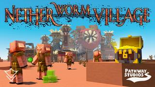 Thumbnail of the Minecraft Bedrock Marketplace product Nether Worm Village created by Pathway Studios.