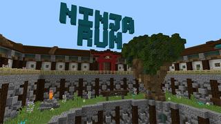 Screenshot of the Minecraft Bedrock Marketplace product Ninja Run created by Pathway Studios.