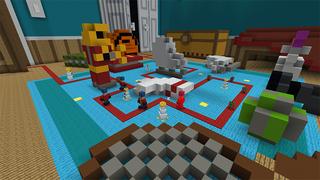 Screenshot of the Minecraft Bedrock Marketplace product North Pole Defense created by Pathway Studios.