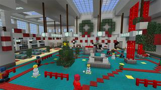 Screenshot of the Minecraft Bedrock Marketplace product North Pole Defense created by Pathway Studios.