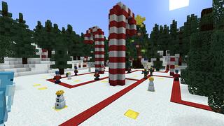 Screenshot of the Minecraft Bedrock Marketplace product North Pole Defense created by Pathway Studios.