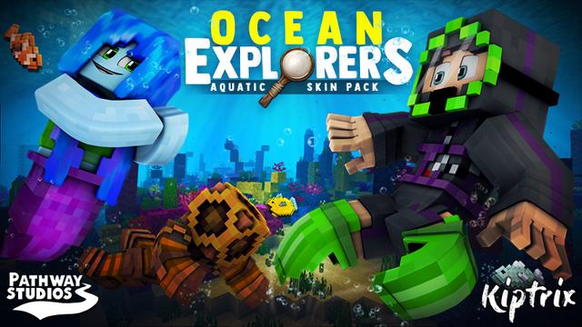 Thumbnail of the Minecraft Bedrock Marketplace product Ocean Explorers created by Pathway Studios.