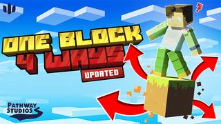 Thumbnail of the Minecraft Bedrock Marketplace product One Block 4 Ways created by Pathway Studios.