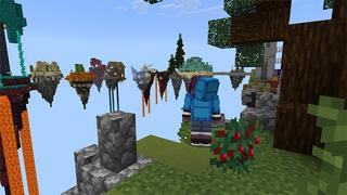 Screenshot of the Minecraft Bedrock Marketplace product One Block Lucky Block created by Pathway Studios.