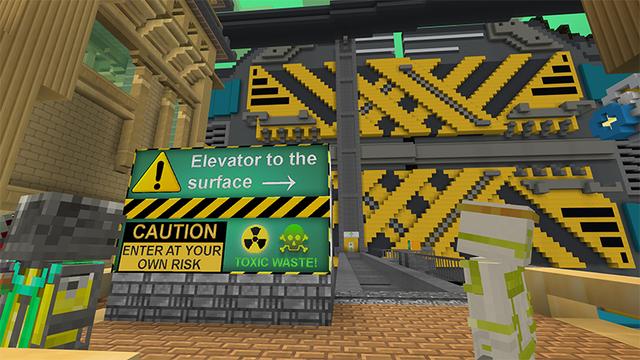 Screenshot of the Minecraft Bedrock Marketplace product Opposite World created by Pathway Studios.