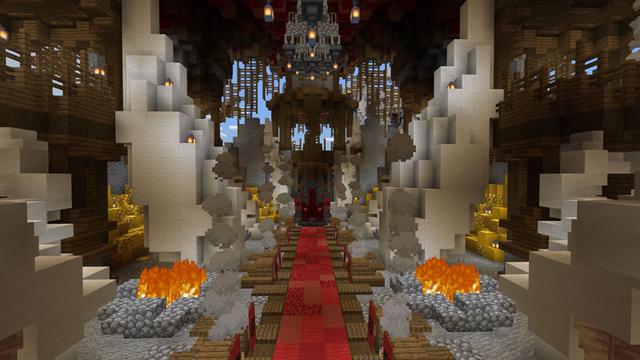 Screenshot of the Minecraft Bedrock Marketplace product Orc Town created by Pathway Studios.