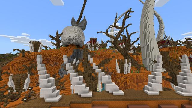 Screenshot of the Minecraft Bedrock Marketplace product Orc Town created by Pathway Studios.