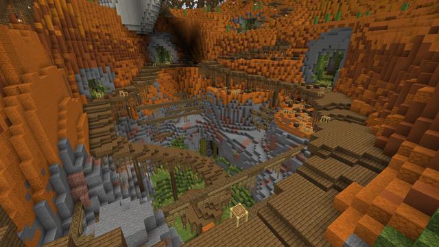 Screenshot of the Minecraft Bedrock Marketplace product Orc Town created by Pathway Studios.
