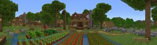 Panorama of the Minecraft Bedrock Marketplace product Pam's HarvestCraft: Verão created by Pathway Studios.