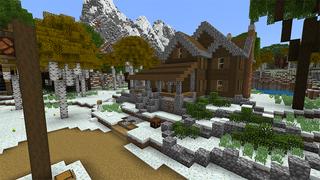 Screenshot of the Minecraft Bedrock Marketplace product Pam's HarvestCraft: Winter created by Pathway Studios.
