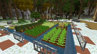 Screenshot of the Minecraft Bedrock Marketplace product Pam's HarvestCraft: Winter created by Pathway Studios.