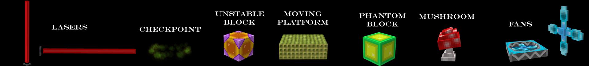Panorama of the Minecraft Bedrock Marketplace product Parkour Rush created by Pathway Studios.