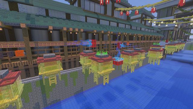 Screenshot of the Minecraft Bedrock Marketplace product Parkour Rush created by Pathway Studios.