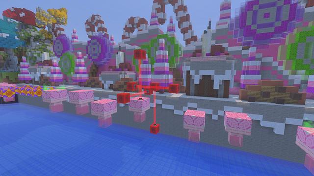 Screenshot of the Minecraft Bedrock Marketplace product Parkour Rush created by Pathway Studios.